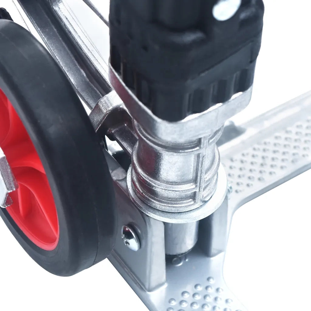 Carrello per Scale Pieghevole 70 kg in Alluminio Argento CFW8754240