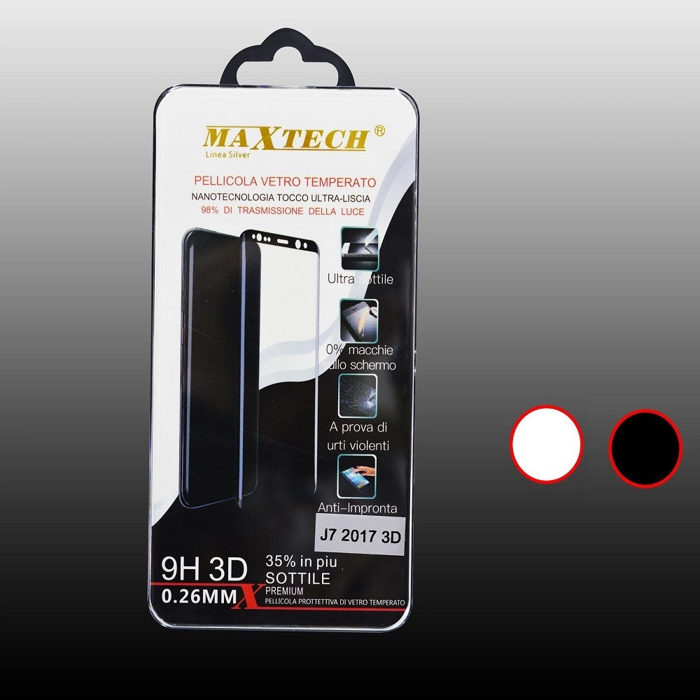 Trade Shop - Pellicola In Vetro Temperato 3d Per Samsung Galaxy J7 2017 Maxtech P-j7 2017 -