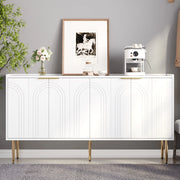 Anrichte moderna e semplice - Zephmum - 140x38x75 cm - Stoccaggio