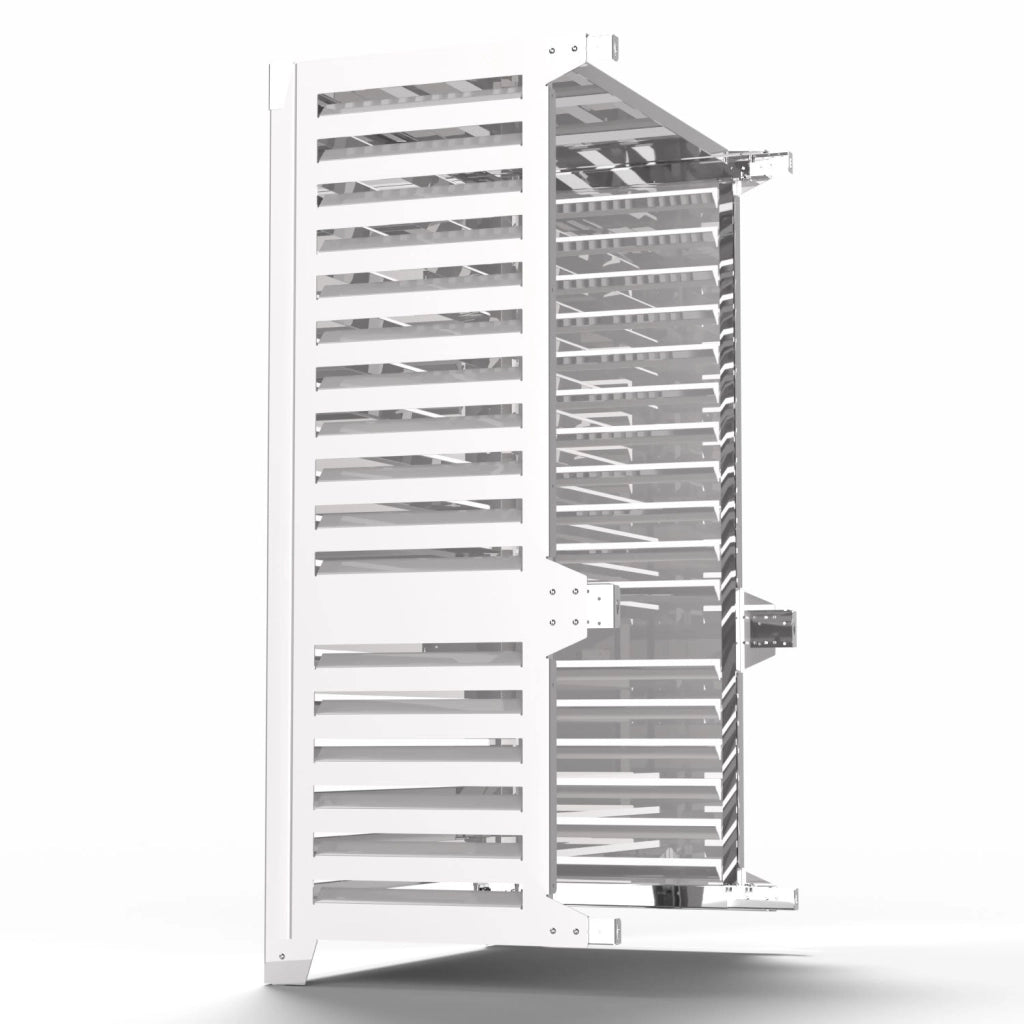 Cover Pompa di Calore 115x67x95 cm installazione a terra vicino la parete Big Blade XL Bianco