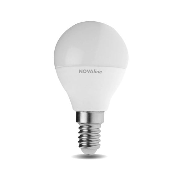 LAMPADINA LED SFERA E14 5,5W 3000K 470LM