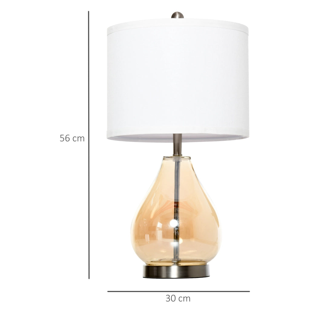 Lampada da tavolo ¨C zephmum ¨C bianco ?30x56 cm