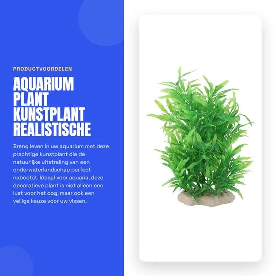 Piante artificiali per acquario - Decorazione - Senza manutenzione - Simulazione realistica - Sicure per i pesci