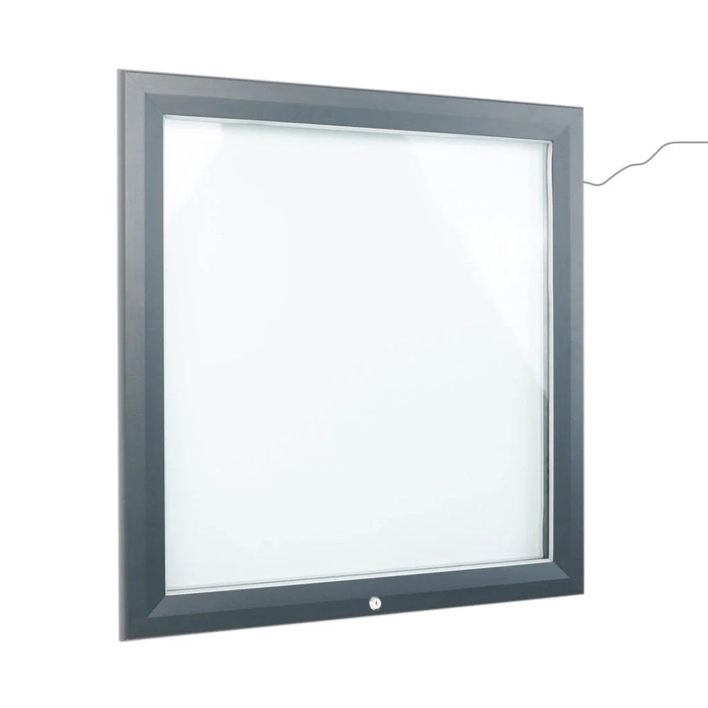 Bacheca per Esterno Certificata IP56 LED Grigio RAL 7016 - 4 x A4