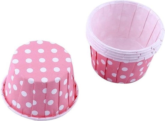 Mini Cupcake Liners per Cupcake Ball e Muffin (Rosso) 100 pezzi.