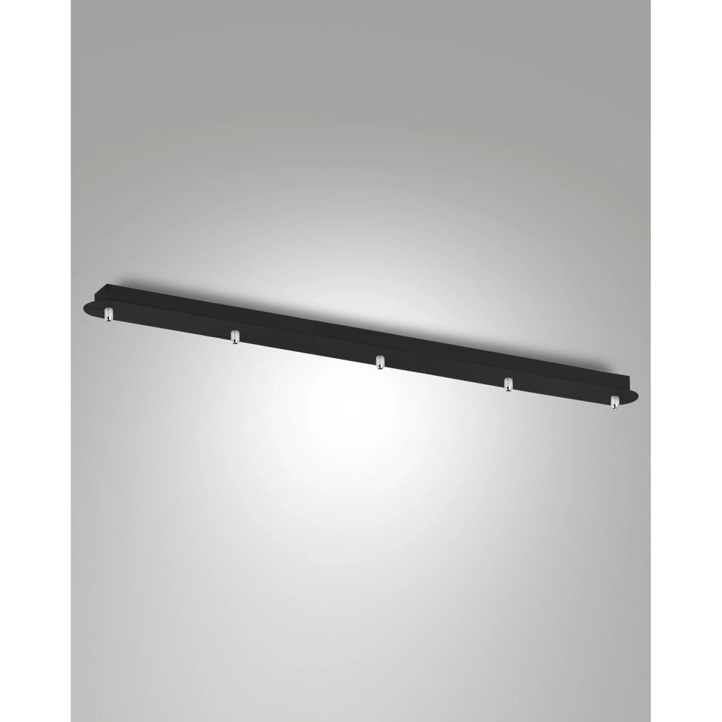 Montatura Nera Rettang.5 Fori L.1100Mm