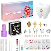 Kit per Gemme per Denti con Strumenti per Incisione e Verniciatura