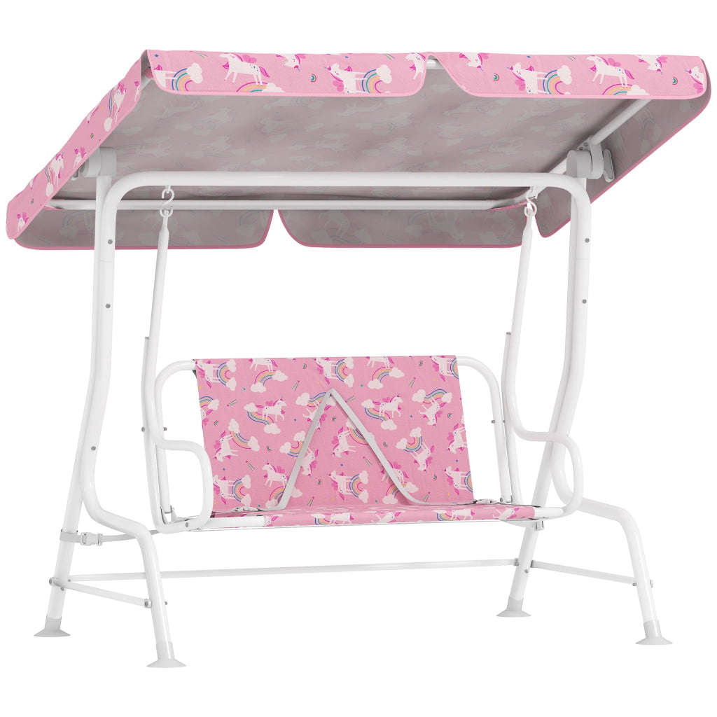 Altalena per bambini 2 posti ¨C Minimal ¨C rosa