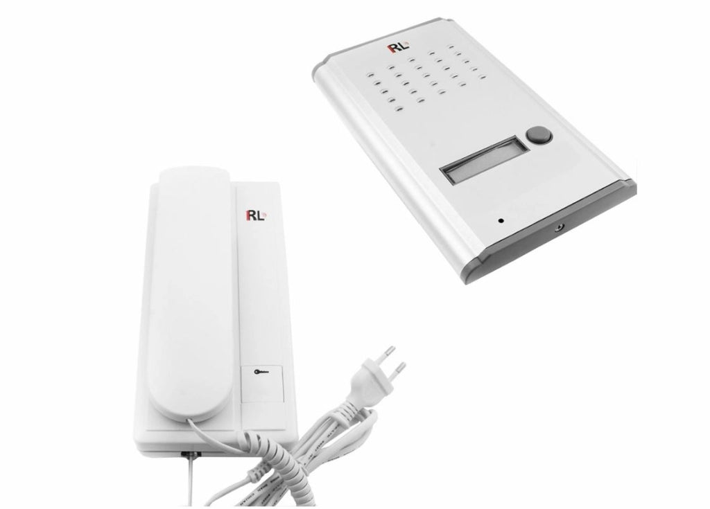 KIT CITOFONO MONOFAMILIARE PULSANTE APRICANCELLO A INCASSO