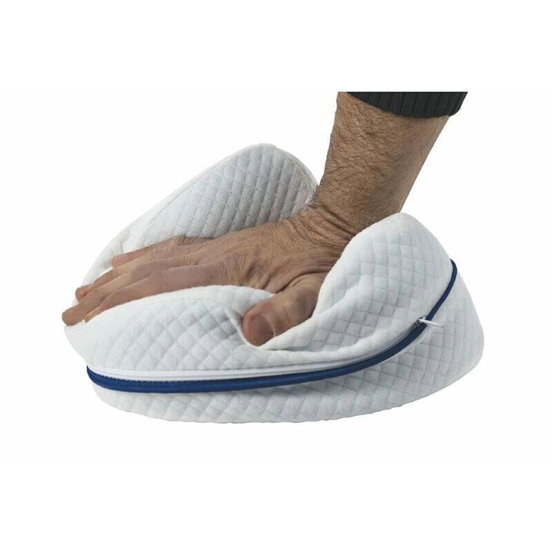 CUSCINO ERGONOMICO GAMBE IN MEMORY FOAM CON RIVESTIMENTO IN MICROFIBRA