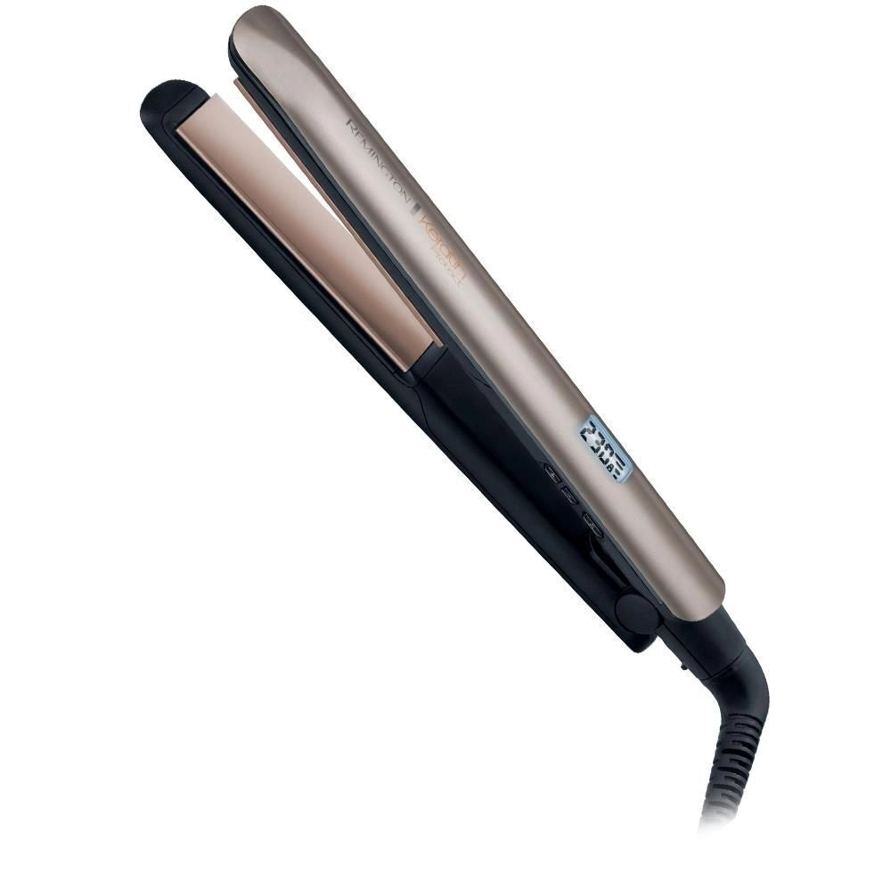 Remington S8540 Keratin Protect Piastra per capelli Ceramica Cheratina 9 temperature 150-230°C riscaldamento 15s spegnimento automatico colore Bronzo