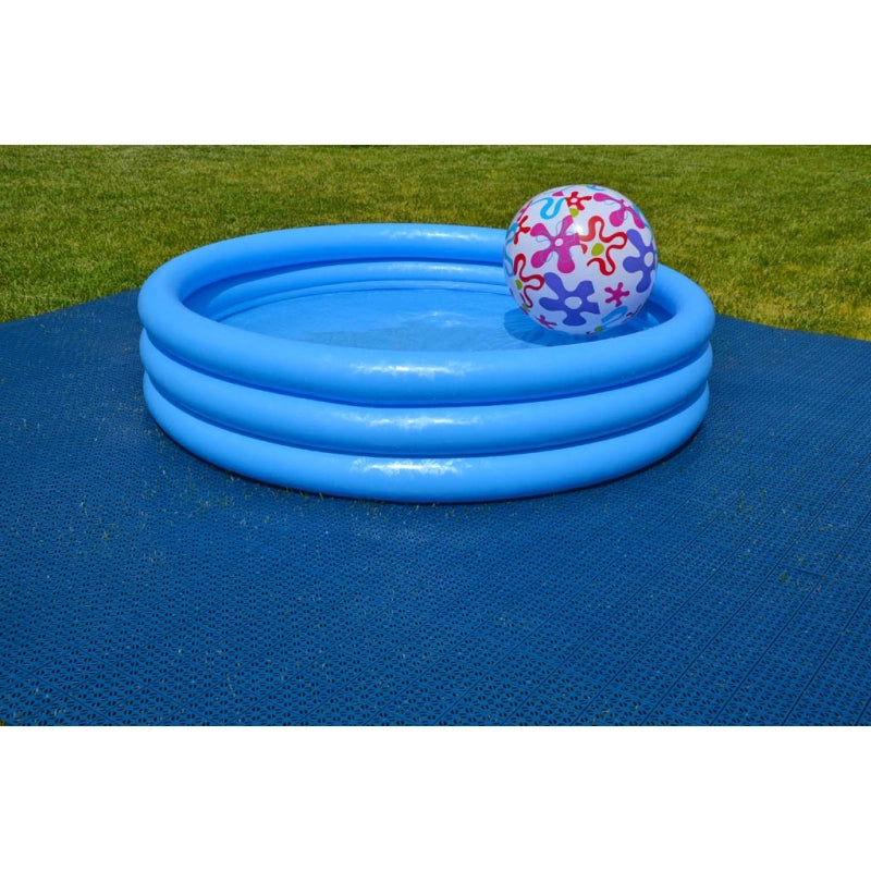 Set da 30 Piastrelle in Plastica Flessibili Drenanti 55,5 x 55,5 cm da Esterno Giardino 9,2 m2 colore: Grigio