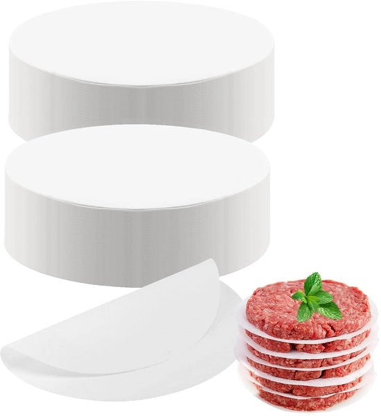 Papel cerchio per hamburger - Strato antiaderente - 1500 pezzi - 11 cm