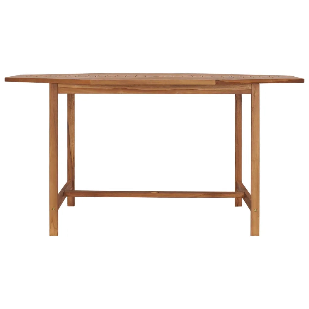 Tavolo da Giardino 150x150x75 cm in Legno Massello di Teak 49009