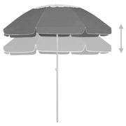 Ombrellone da Spiaggia-Ombrellone da mare Antracite 240 cm 749635