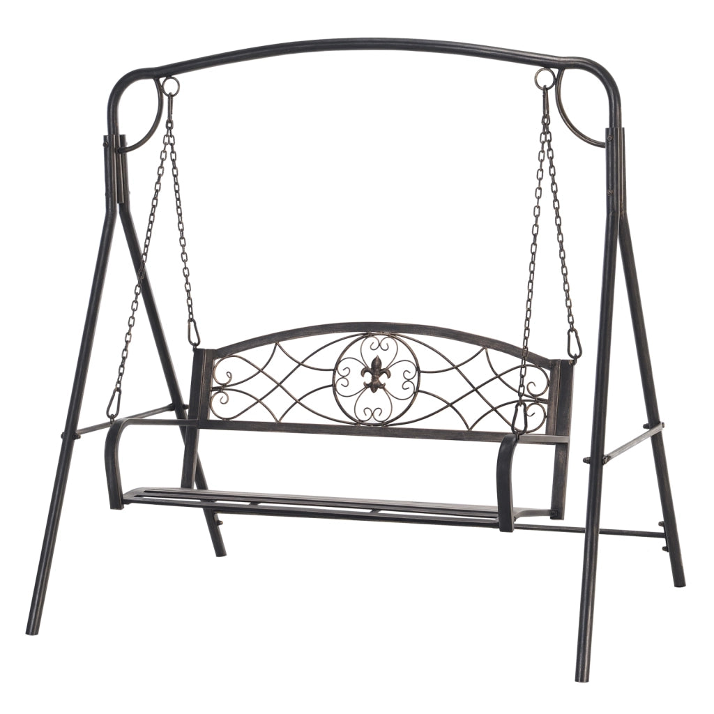 Altalena da Giardino ¨C zephmum ¨C Vintage in Effetto Ottone 167x123x175 cm