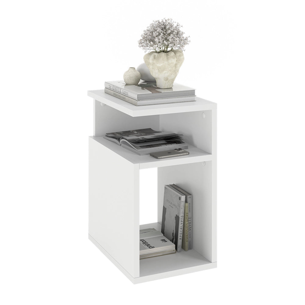 Vicco Comodino camera da letto Bianco 25 x 65.3 cm