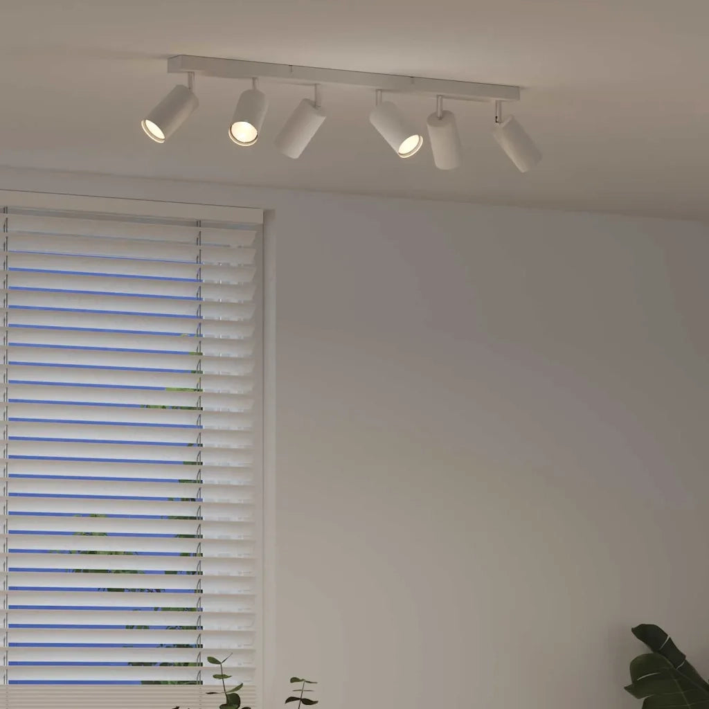 Faretto da soffitto Bianco 73 x 6 x 16 cm Metallo 4108204