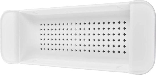 Badrek telescopico per candela e bicchiere - bianco.