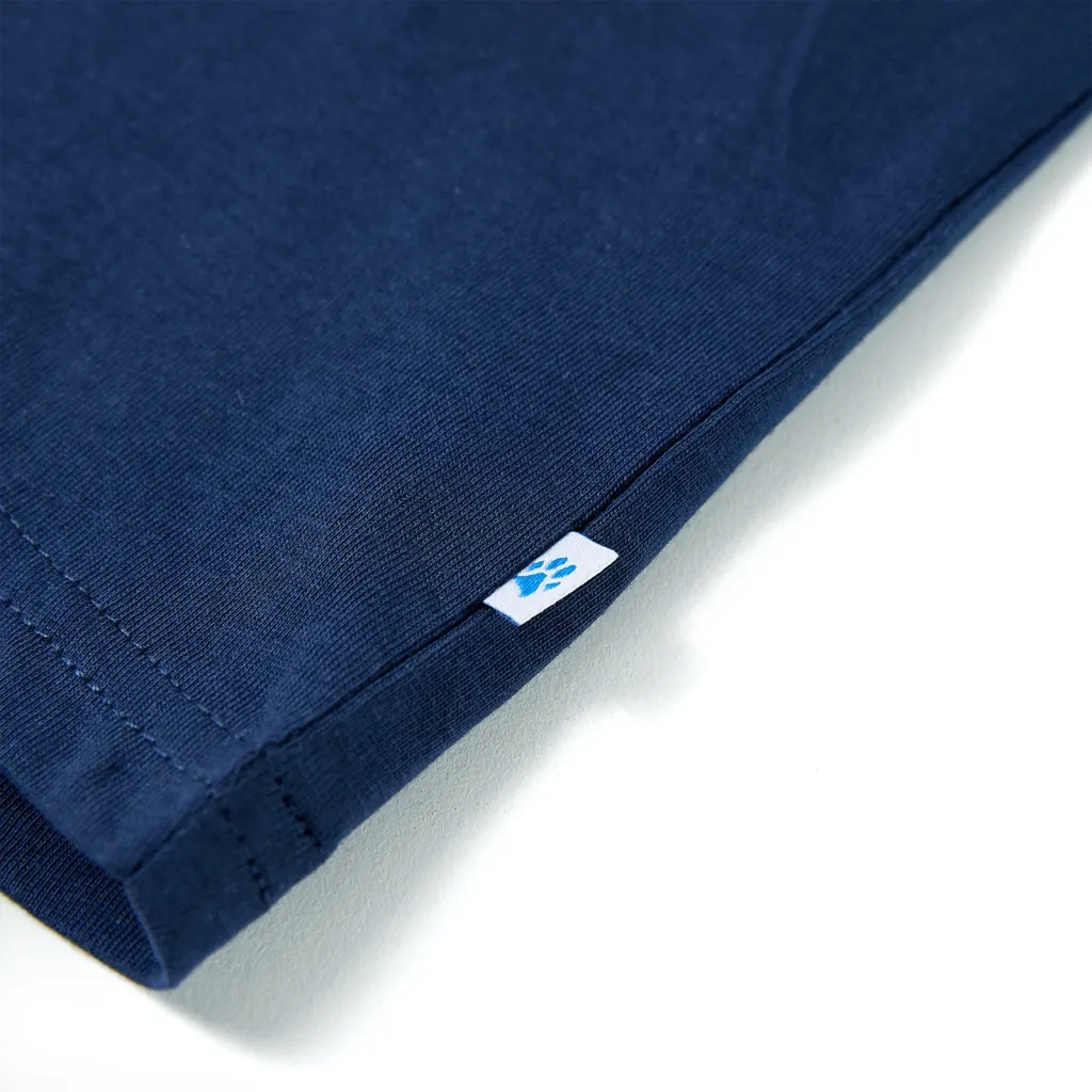 Maglietta da Bambino Blu e Blu Marino 116 12531