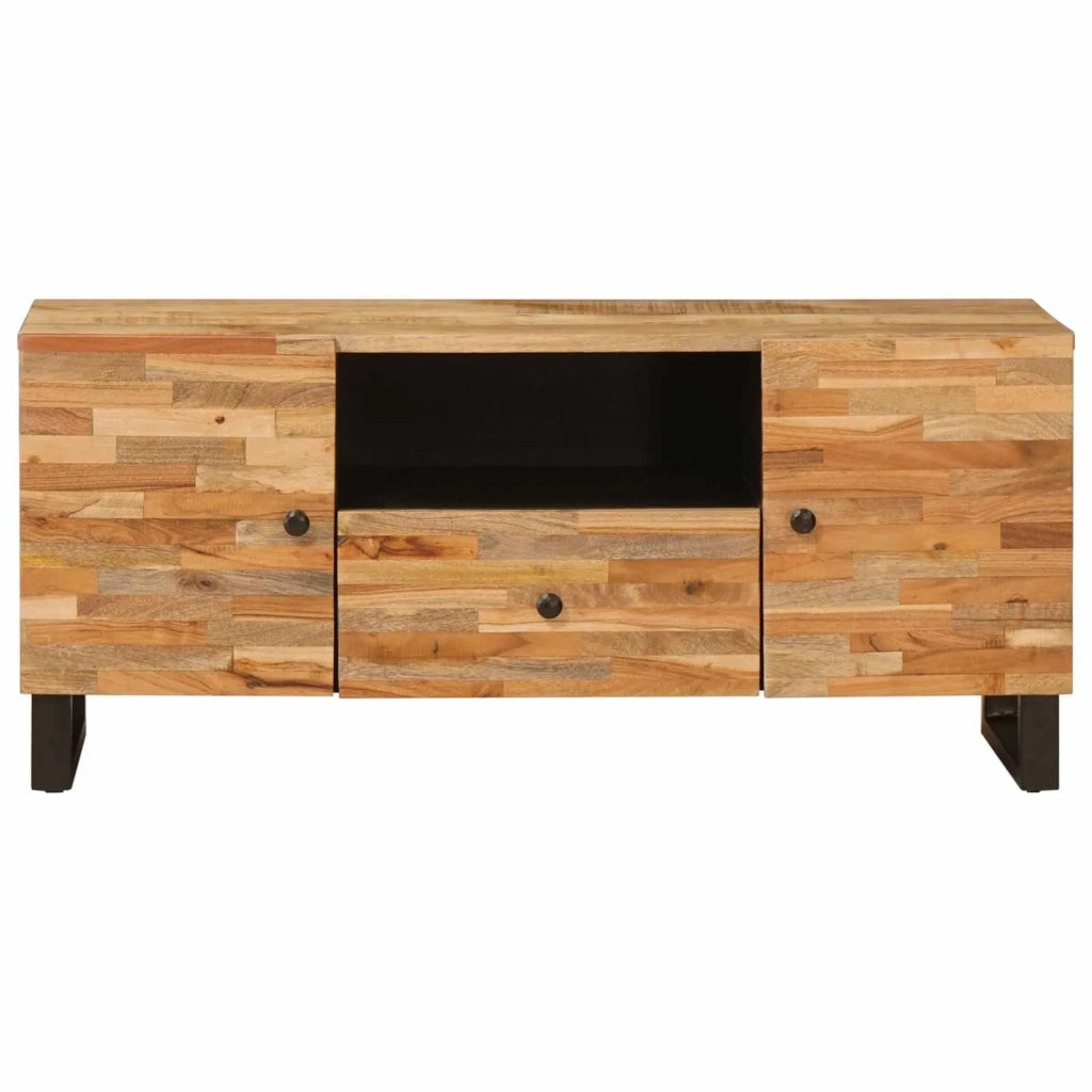Mobile TV-Credenza per TV Marrone 105 x 33 x 46 cm Legno di mango massello 488070