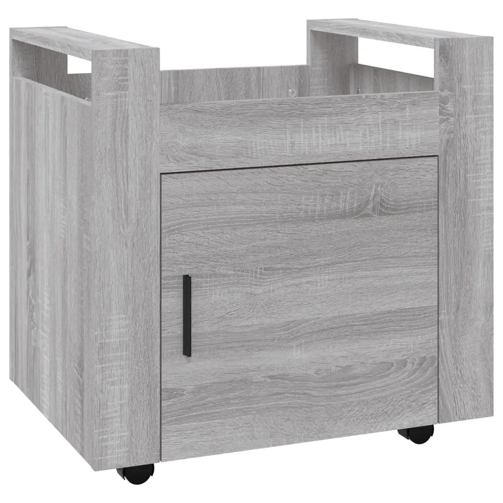 Carrello Scrivania Grigio Sonoma 60x45x60 cm Legno Multistrato CFW8059547
