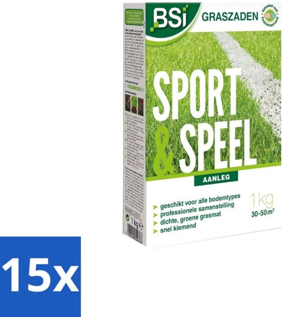 Erba Sportiva - 1 kg - Confezione in Bulk - 15 pezzi
