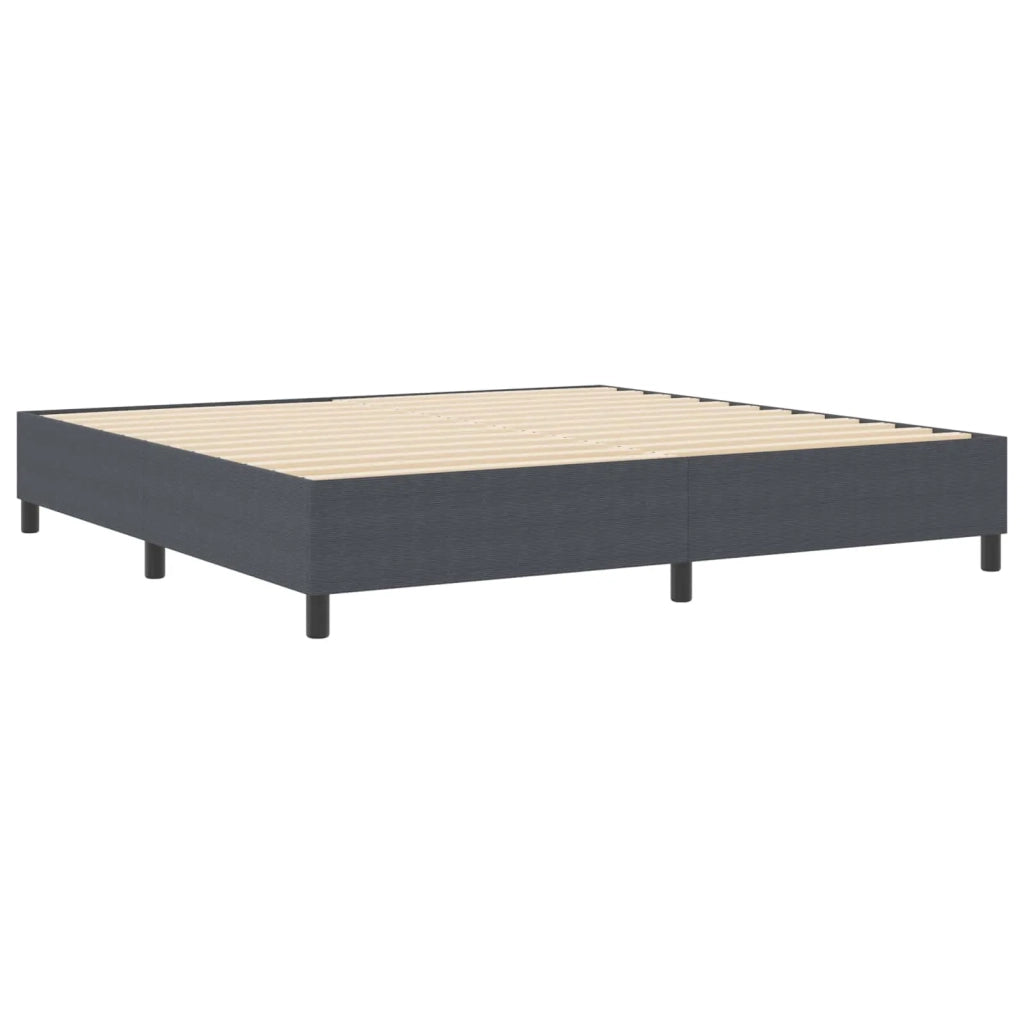 Struttura letto piattaforma Grigio scuro 200 x 200 cm 3337428