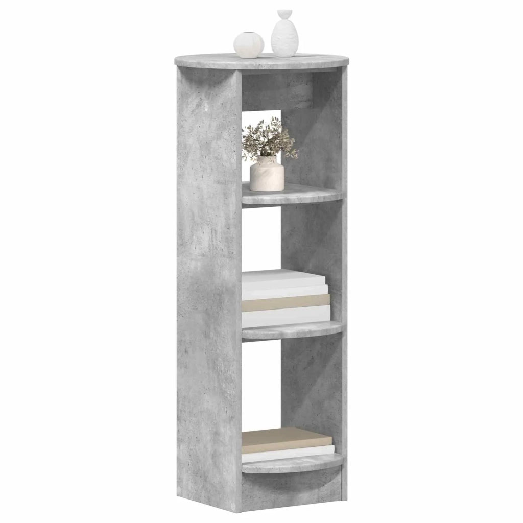 Mobile laterale Grigio Cemento 40 x 40 x 100 cm 899846