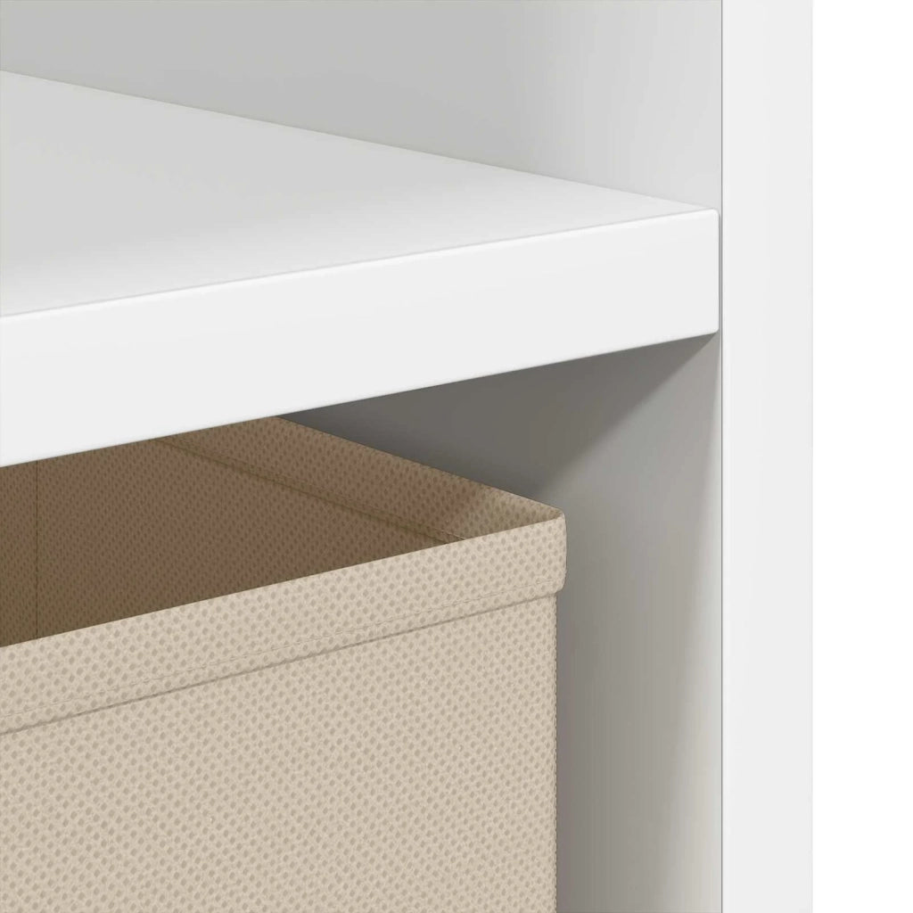 Comodino 2 pcs Bianco 30,5 x 27 x 59,5 cm Legno multistrato 8000613