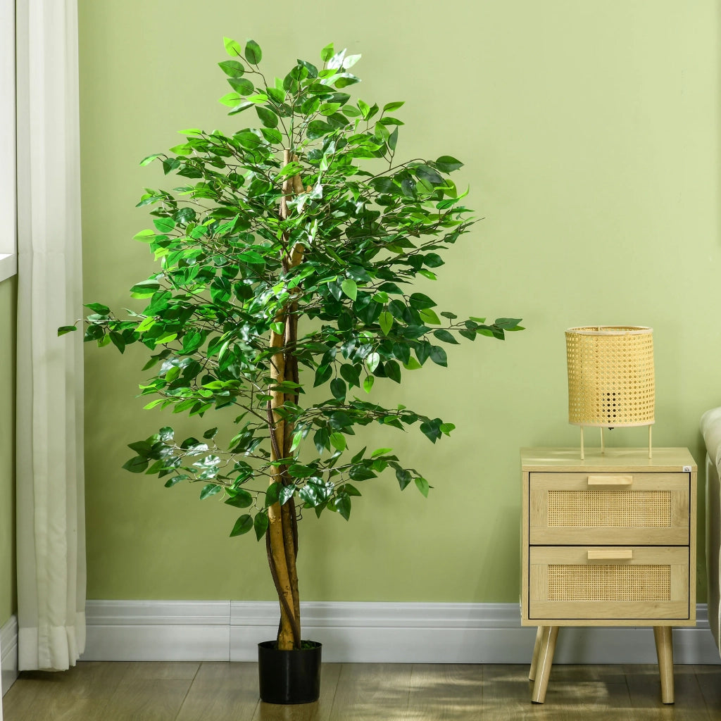 Pianta Artificiale Ficus ¨C Minimal ¨C Verde 150 cm