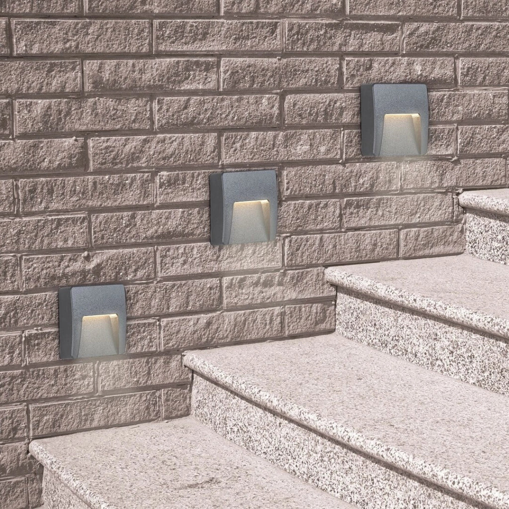 Applique esterna LED 3W antracite Trento IP65 Rabalux