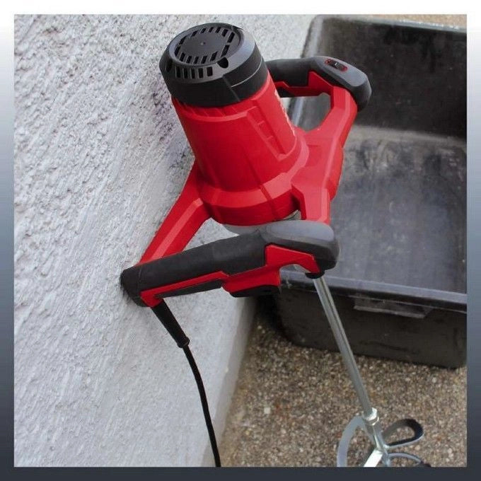Einhell TC-MX 1400-2 E Miscelatore Elettrico 1400 W 2 velocita' softstart attacco M14 colore Rosso