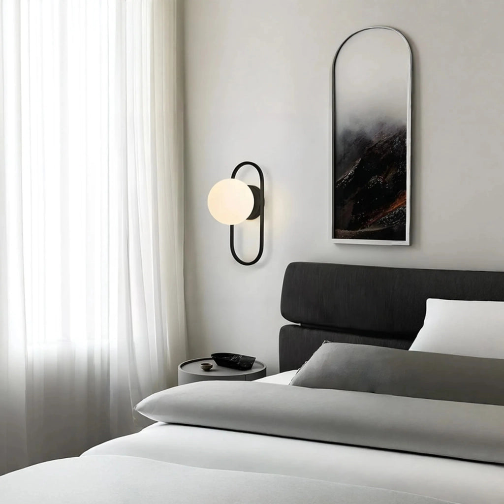 Lampada Da Parete APP1755-1W Black White