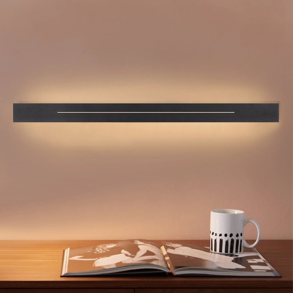 ZMH Applique LED per interni nera 30cm 60cm 100cm
