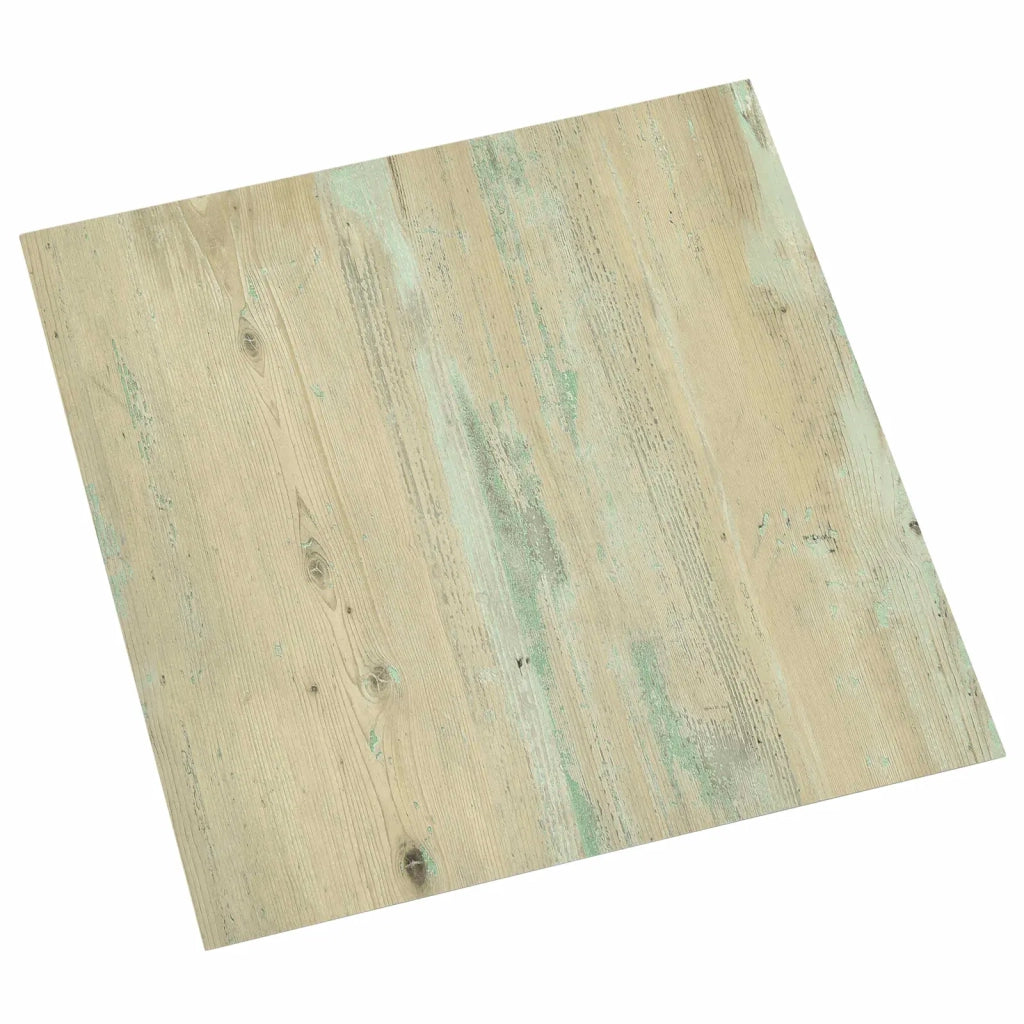 Tavole per Pavimenti 5,11 m² 55 pcs PVC Bianco e Marrone Chiaro 42046342