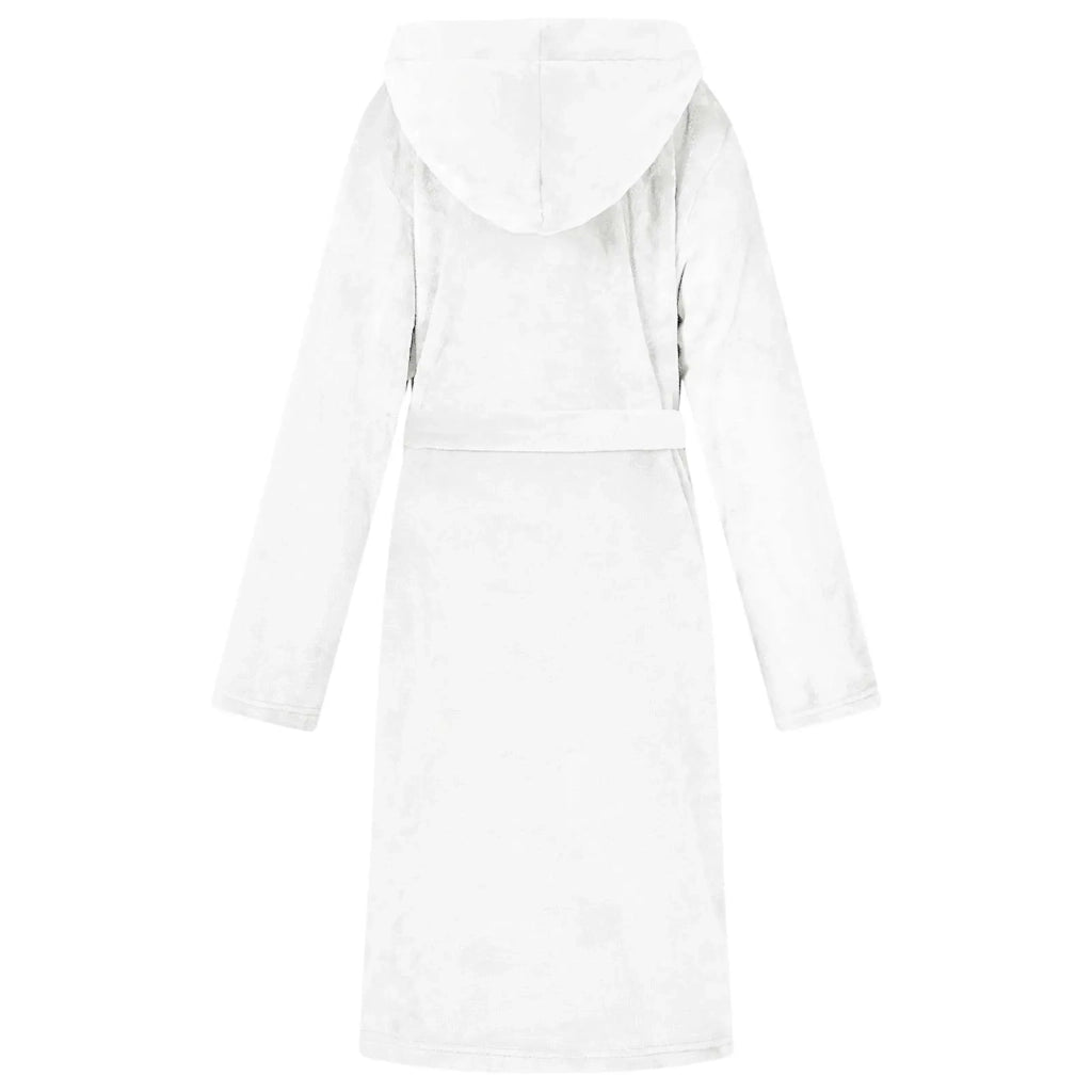 Accappatoio con Cappuccio Bianco s Flanella 42017249