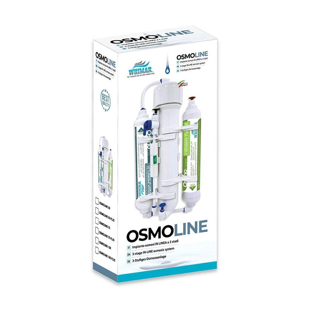 Whimar OsmoLine 100GPD 380 L/g - Impianto osmosi in linea con membrana Vontron lavaggio membrana