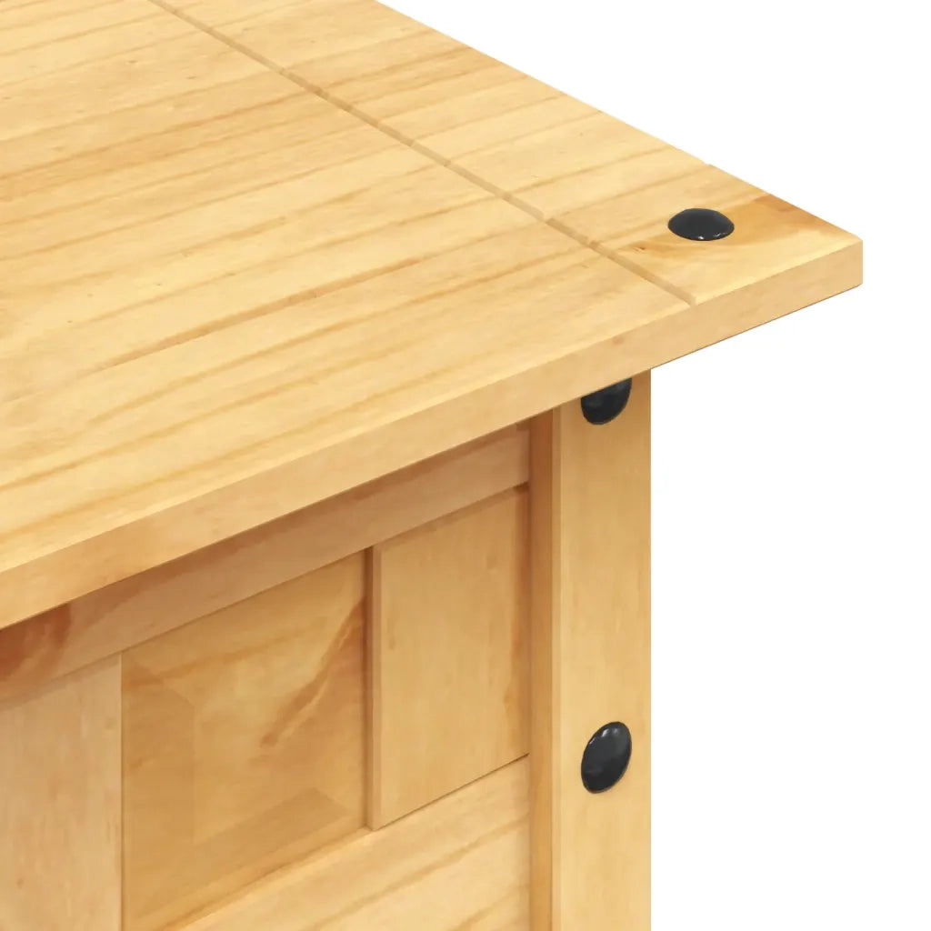 Tavolino da Caffé Legno Pino Messicano Corona Range 100x55x44cm 243736