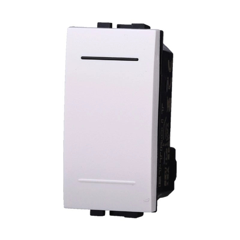 Invertitore 1P 16A Unipolare Colore BIANCO Compatibile Con Bticino Living Light