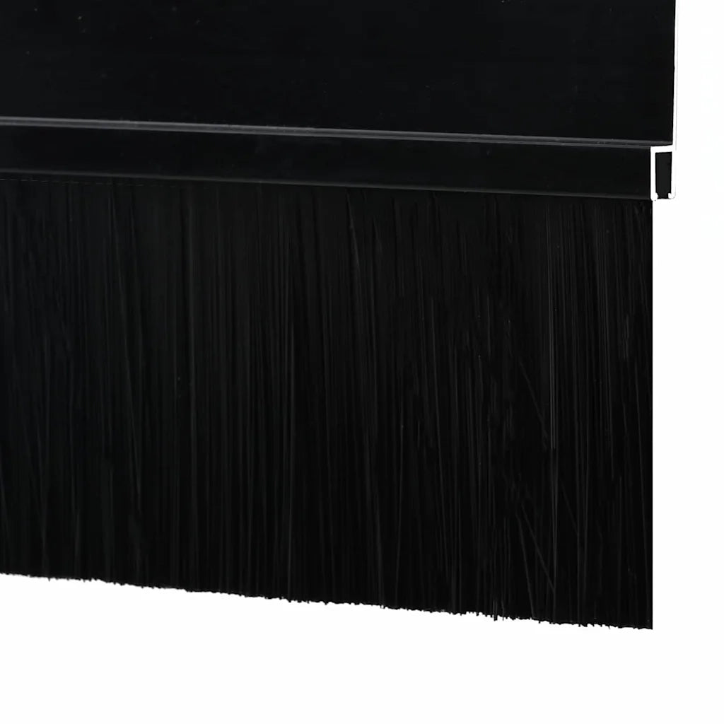 Spazzole per porte autoadesive 12 pz Nero 100 cm CFW1904167