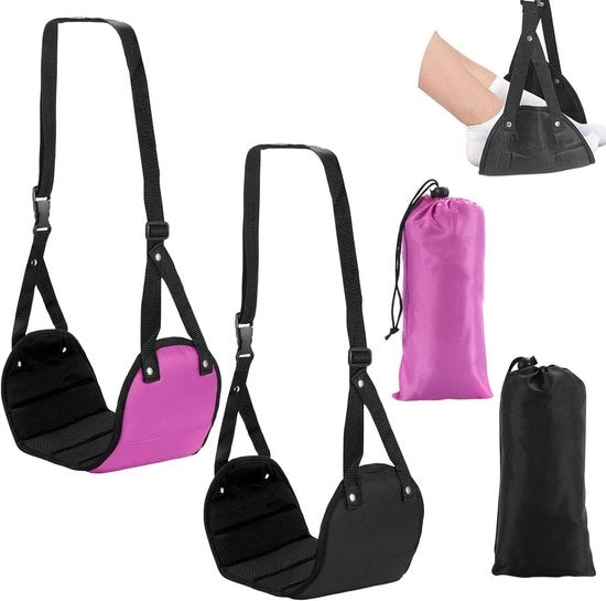 Sostegno per piedi Premium | Design pieghevole da appendere | Accessori per viaggiatori | Accessori per ufficio e camera