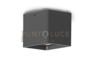 POKER-N Lampada a soffitto nero opaco attacco GU10