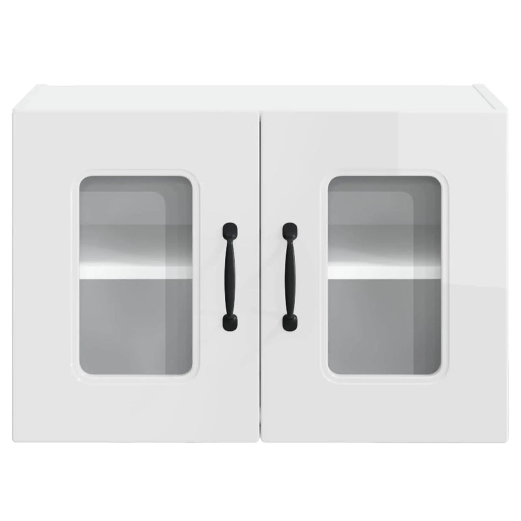 Mobile da cucina con lo scaffale-Armadio da cucina Bianco Lucido 60 x 31 x 40 cm 360499