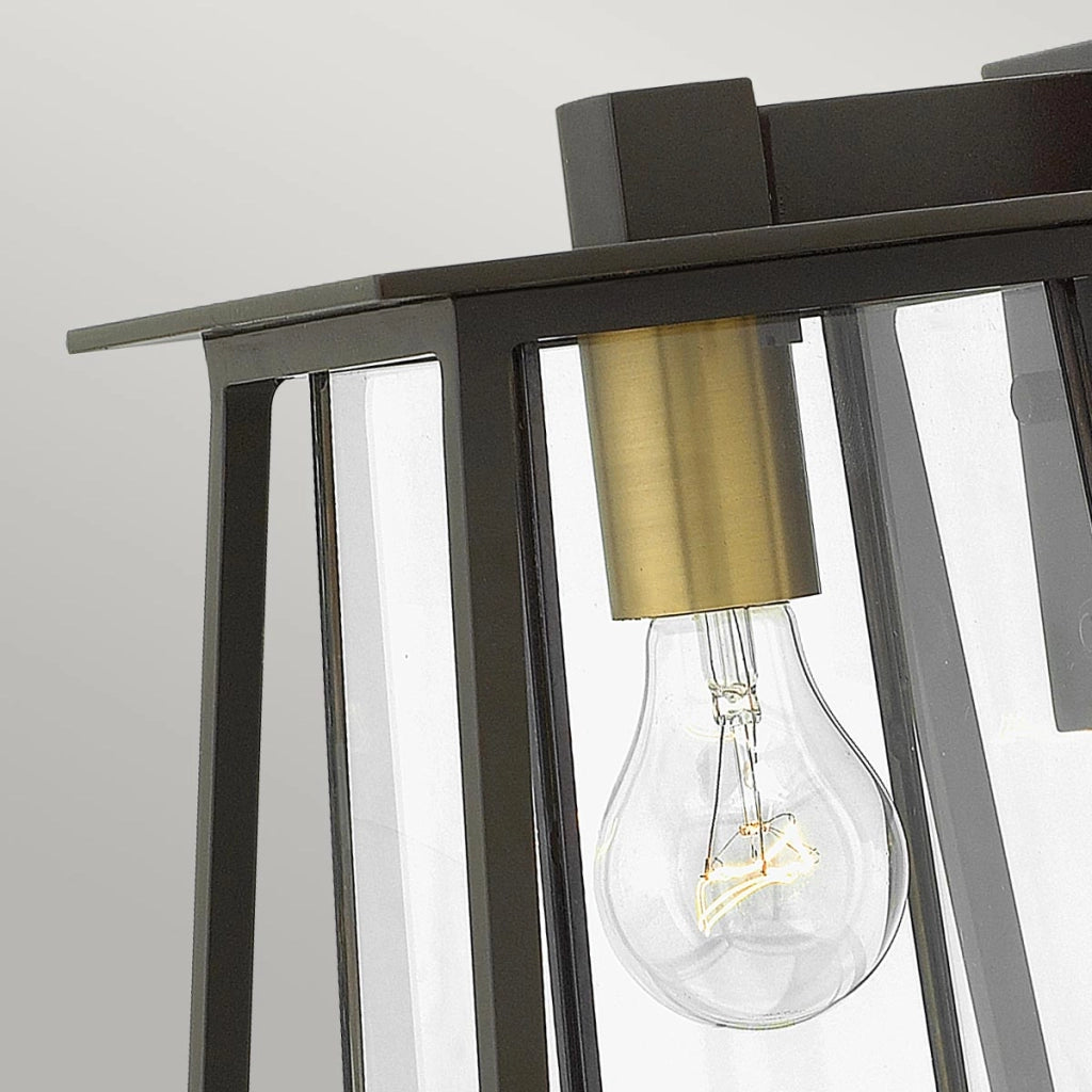 Applique esterna Hinkley Walker bronzo ottone E27 60W