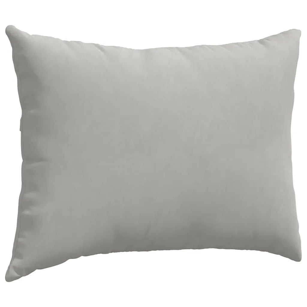 Cuscini da Divano 2 pz-Set di 2 Cuscini per Sofa Grigio chiaro 70 x 50 cm Tessuto 955983