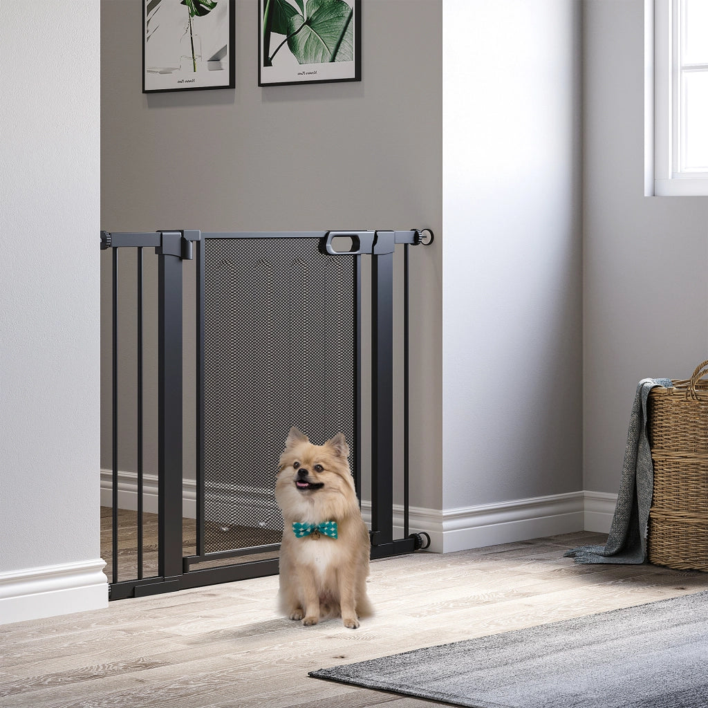 Barriera per animali domestici ¨C Minimal ¨C Nero 75-103 cm