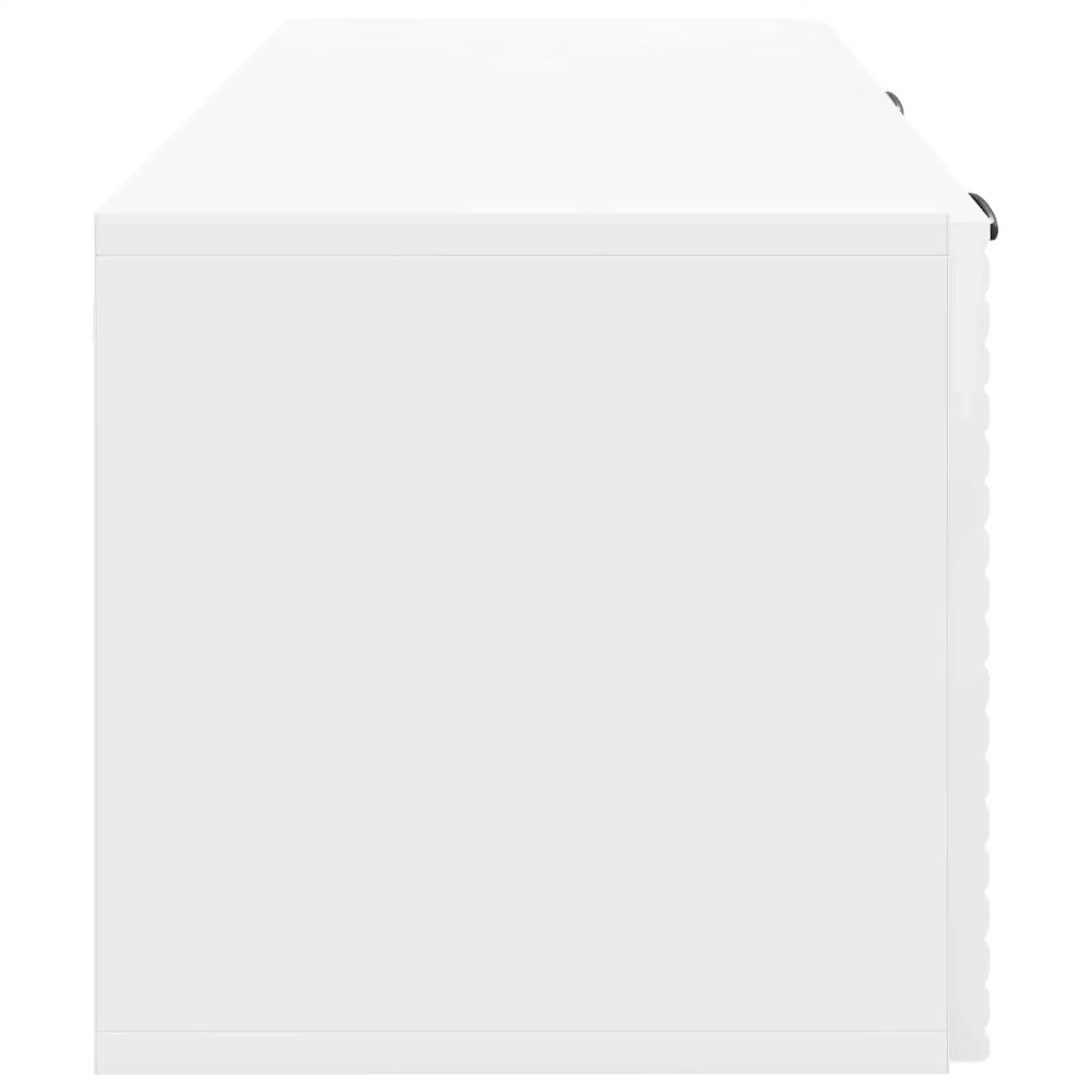 Mobile TV da Muro | Armadietto TV | Mobile Porta TV Bianco Lucido 78,5 x 31 x 30 cm