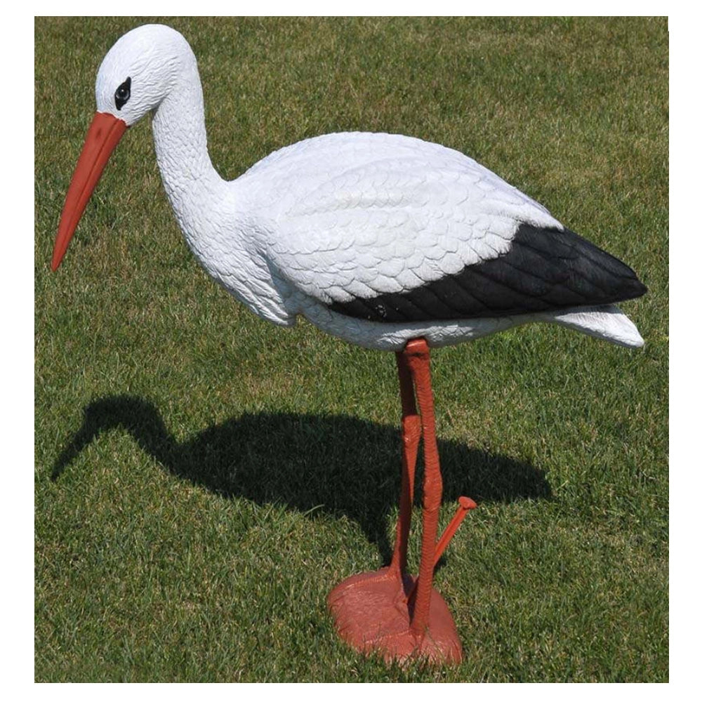 Cicogna decorazione per laghetti e giardini altezza 86 cm