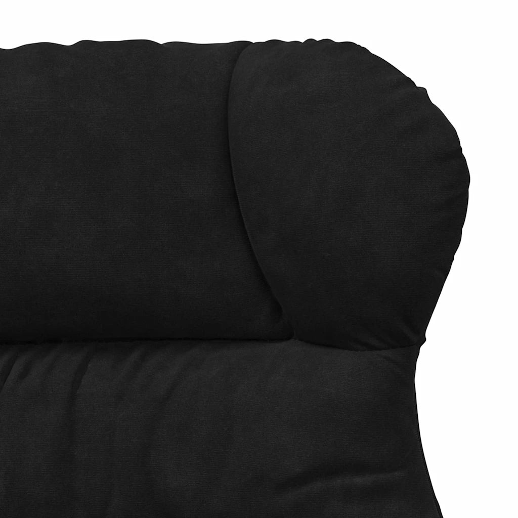 poltrona Nero 69 x 74 x 93 cm Velluto 42001893